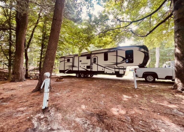 RV Parked at Haven Campgrounds